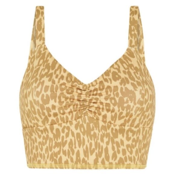 💕SPELL & THE GYPSY💕 Wild Thing Crop Top ~ Mustard Yellow Cheetah Small S NWT - Picture 11 of 16